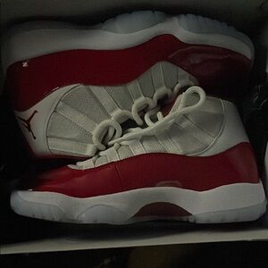 Kids Red and White Sneakers